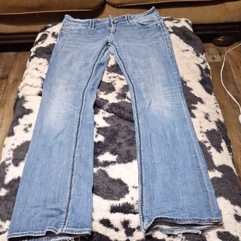 Rock Revival Light Blue Denim Jeans